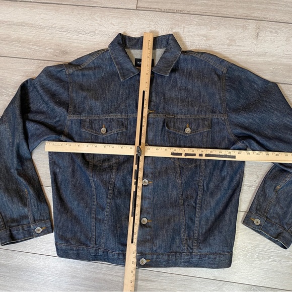 042 Kickers Vintage Blue Trucker Denim Jacket - Size L - Picture 6 of 10